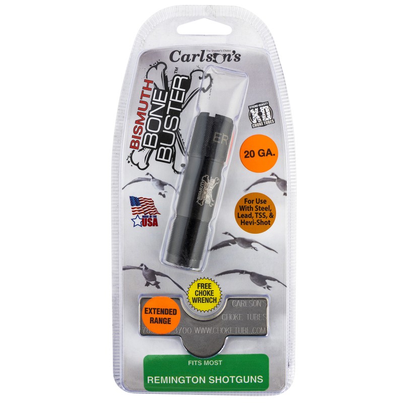 Carlsons Choke Tubes 09223 Bismuth Bone Buster Remington Rem Choke 20 Gauge Extended Range 174 Stainless Steel