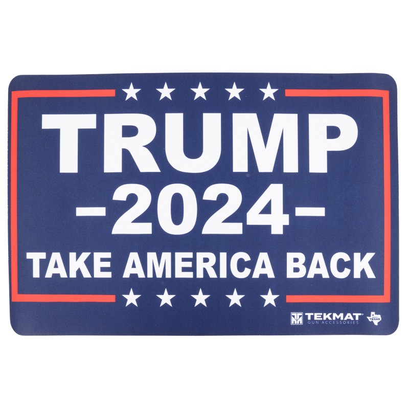 TekMat TEKR17TRUMP2024 Trump 2024 Take Back America Thermoplastic Fiber Top wVulcanized Rubber Back 17 x 11