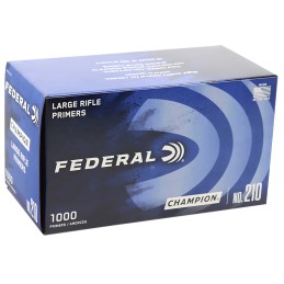 Federal 210 Champion Large Rifle Multi Caliber 1000 Per Box5 Case