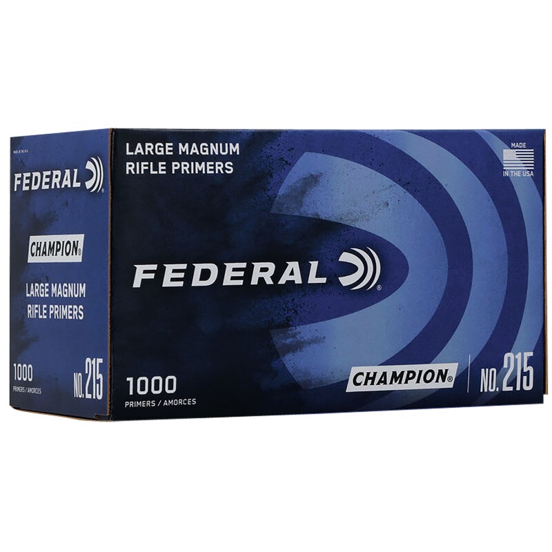 Federal 215 Champion Large Rifle Multi Caliber 1000 Per Box5 Case