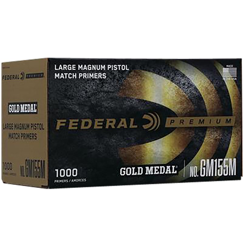 Federal GM155M Gold Medal Premium Large Pistol Multi Caliber Handgun 1000 Per Box5 Case