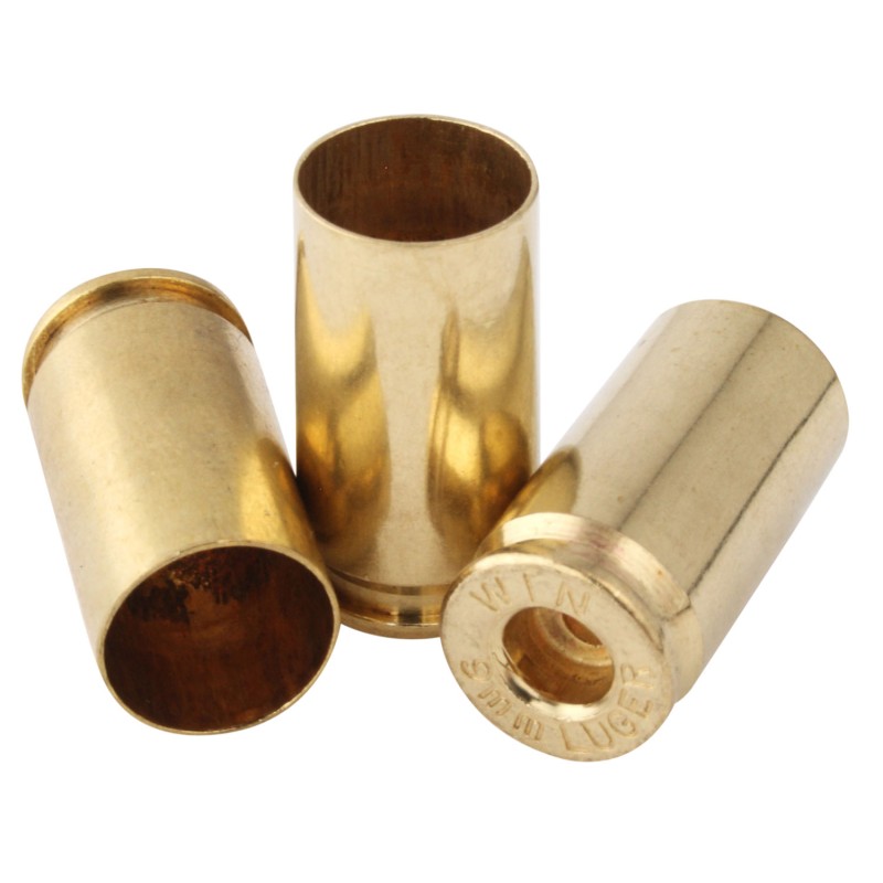 Top Brass 6B9MMLUGXY250 Premium Reconditioned Unprimed Cases 9mmLuger Handgun Brass 250Bag