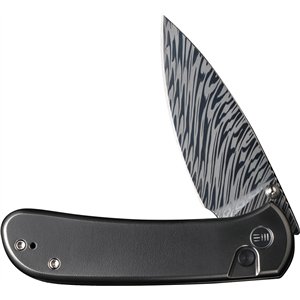 Qubit Button Lock Damasteel