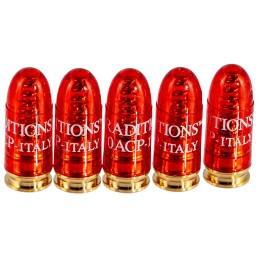 Traditions ASC380 Snap Caps Handgun 380ACP Brass Plastic 5Pack