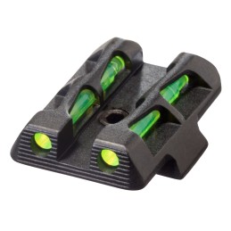 HiViz GLLW11 LiteWave Rear Sight for Glock 4243 Green Fiber Optic Rear Sight