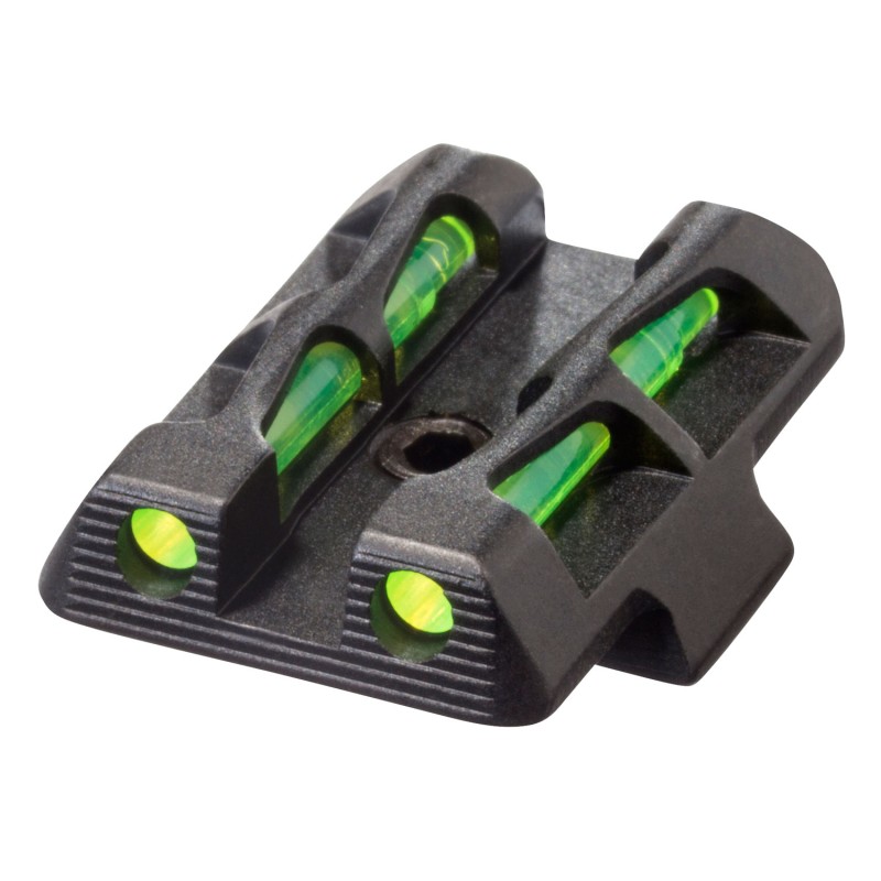 HiViz GLLW11 LiteWave Rear Sight for Glock 4243 Green Fiber Optic Rear Sight