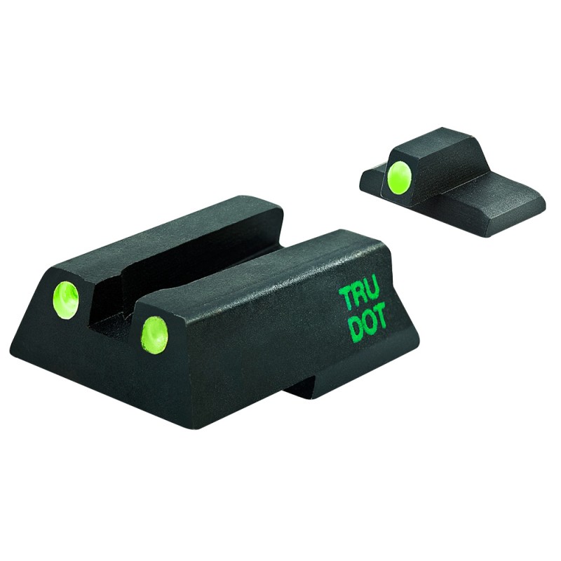 Meprolight USA 115453101 TruDot  Green Tritium White Outline Front SightOrange Tritium White Outline Rear Sight HK VP9HK45HK45CP