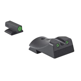 Meprolight USA 412183111 HyperBright  Green Tritium Green Outline Front SightGreen Tritium Black Outline Rear Sight Kimber 1911 