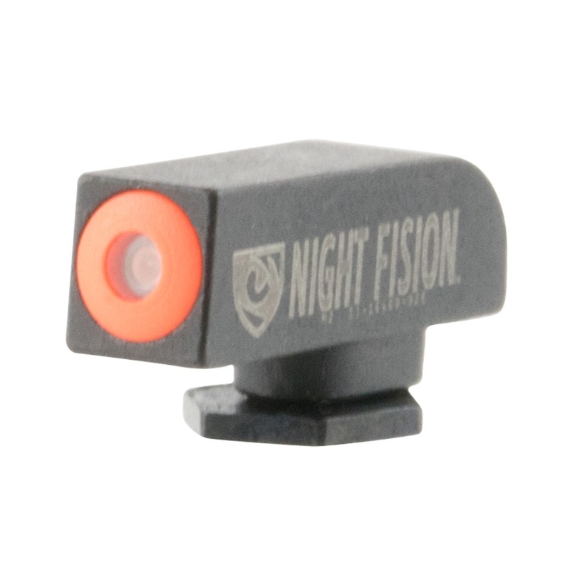 Night Fision GLK000001OGX Tritium Front Sight for Glock  GreenTritium Orange Outline Glock 1717L1922