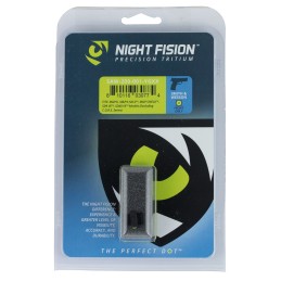 Night Fision SAW200001YGX Tritium Front Sight for Smith  Wesson  Green Tritium Yellow Outline MPShieldSD9VE