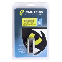 Night Fision SAW201003WGW Tritium Night Sights for Smith  Wesson  Green Tritium White Outline Front SightGreen Tritium White Out