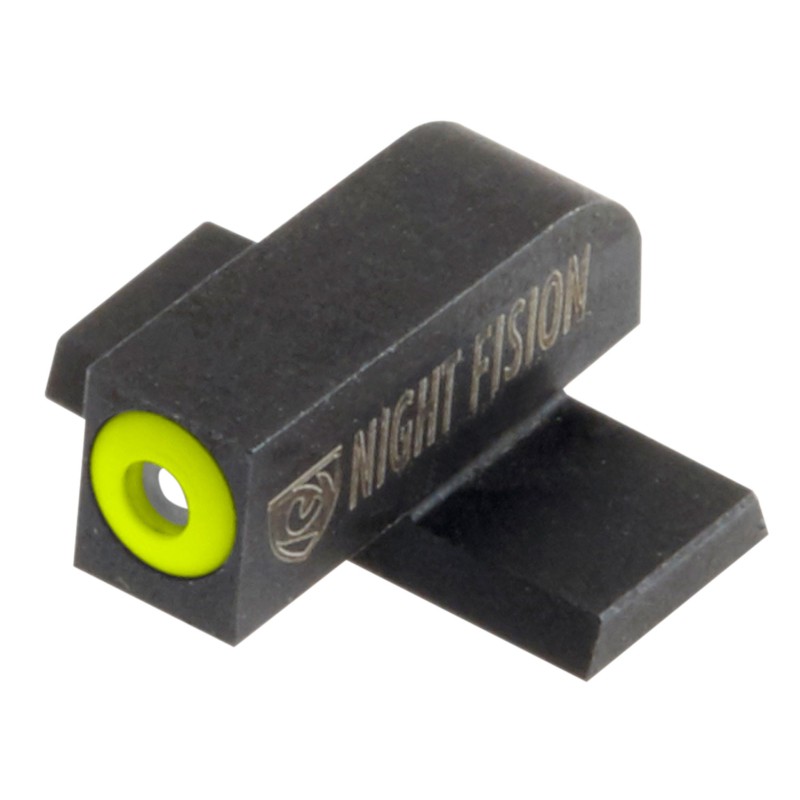 Night Fision SPR225001YGX Tritium Front Sight for Springfield  Green Tritium Yellow Outline Front Sight XDXDMXD Mod.2