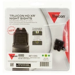 Trijicon 600850 HD XR Night Sights  GreenTritium Yellow Outline Front SightGreen Tritium Black Outline Rear Sight Smith  Wesson 