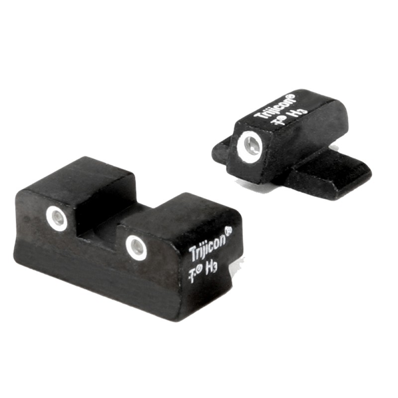 Trijicon 600448 Bright  Tough Night Sights  GreenTritium White Outline Front SightGreenTritium White Outline Rear Sight Sig Saue