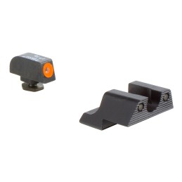 Trijicon 600785 HD Night Sights  GreenTritium Orange Outline Front SightGreen Tritium Black Outline Rear Sight Glock 4243 Small 