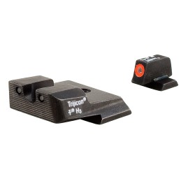 Trijicon 600556 HD Night Sights  GreenTritium Orange Outline Front SightGreen Tritium Black Outline Rear Sight Smith  Wesson MPM