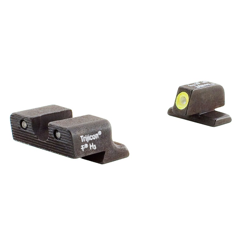 Trijicon 600583 HD Night Sights  GreenTritium Yellow Outline Front SightGreen Tritium Black Outline Rear Sight Springfield XDXDM