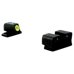 Trijicon 600573 HD Night Sights  GreenTritium Yellow Outline Front SightGreen Tritium Black Outline Rear Sight Sig Sauer P225P22