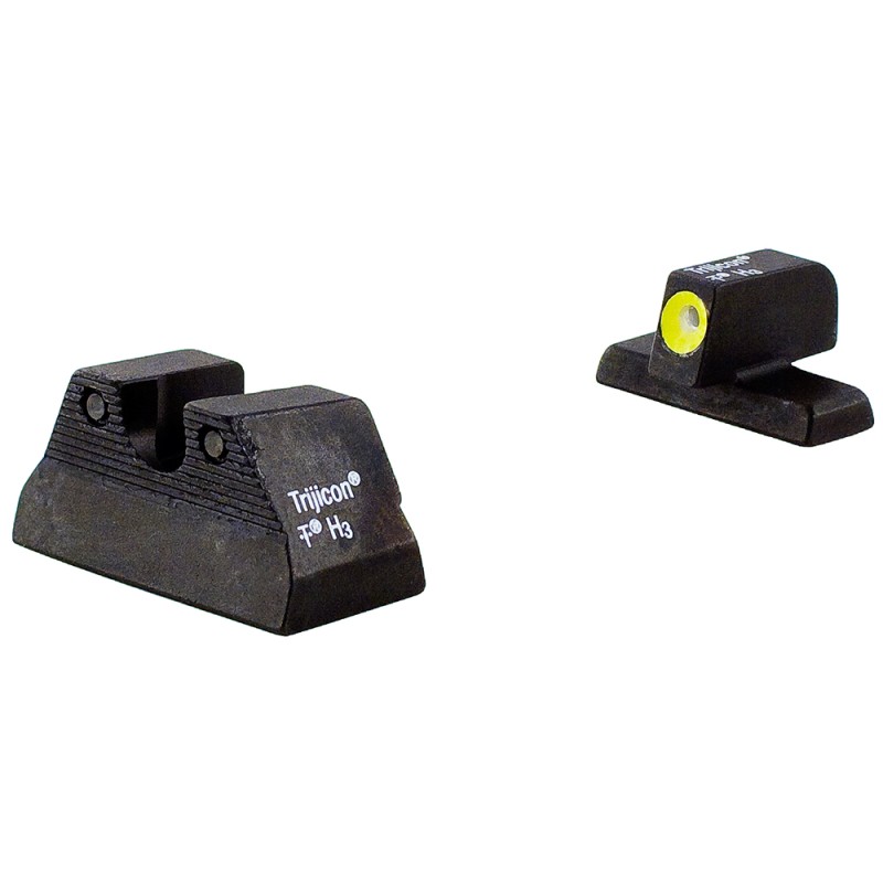 Trijicon 600596 HD Night Sights  GreenTritium Yellow Outline Front SightGreen Tritium Black Outline Rear Sight HK USP