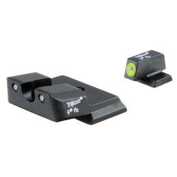 Trijicon 600721 HD Night Sights  GreenTritium Yellow Outline Front SightGreen Tritium Black Outline Rear Sight Smith  Wesson MP 