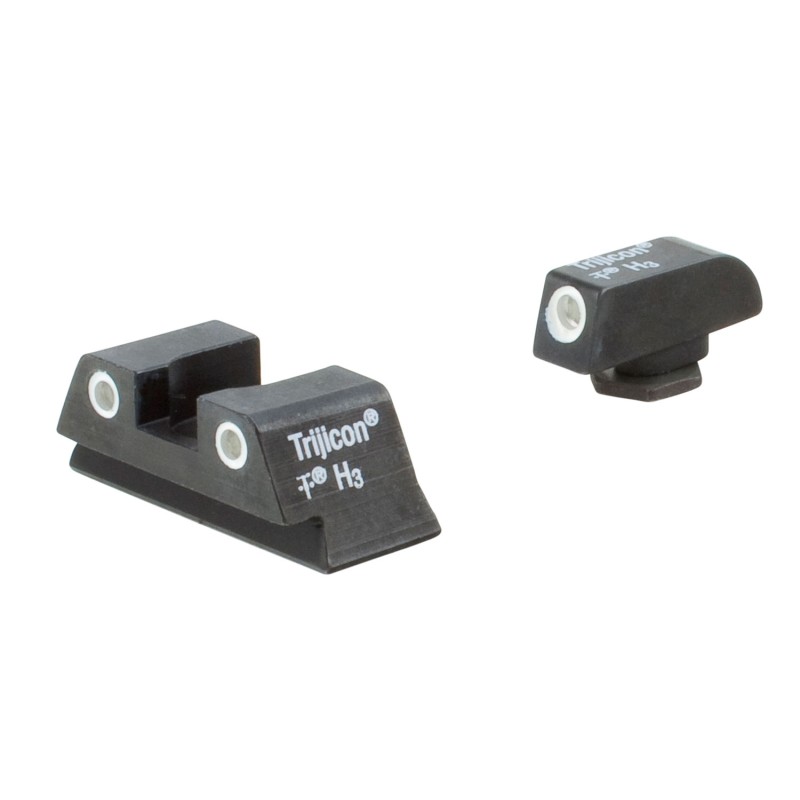 Trijicon 600777 Bright  Tough Night Sights  GreenTritium White Outline Front SightGreenTritium White Outline Rear Sight Glock 42