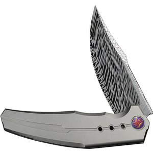 Kyklos Framelock Damascus