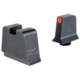 Trijicon GL243C601146 SuppressorOptic Height Sights  GreenTritium Orange Outline Front SightBlackBlank Rear Sight Glock 424343X 