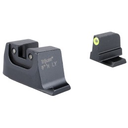 Trijicon SA240C601149 SuppressorOptic Height Sights  GreenTritium Yellow Outline Front SightGreenTritium Black Outline Rear Sigh