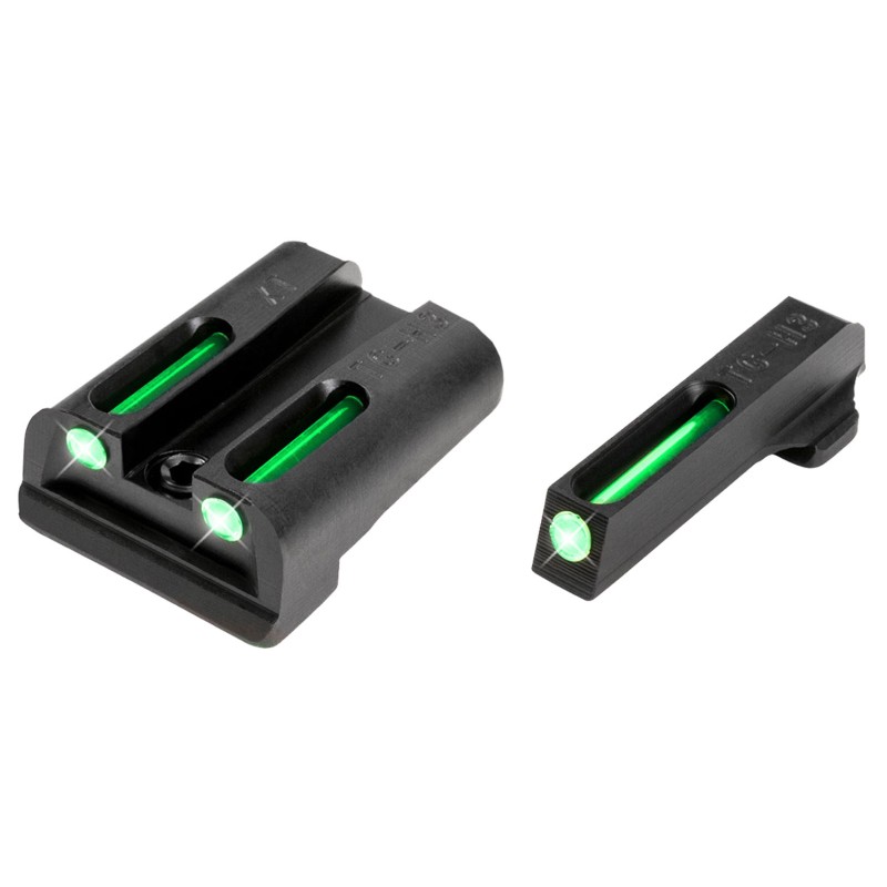 TruGlo TG131XT TFO  GreenTritiumFiber Optic Front SightGreenTritiumFiber Optic Rear Sight Springfield Armory XD