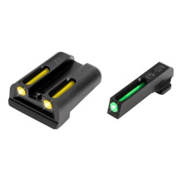 TruGlo TG131XTY TFO  GreenTritiumFiber Optic Front SightYellowTritiumFiber Optic Rear Sight Springfield Armory XD