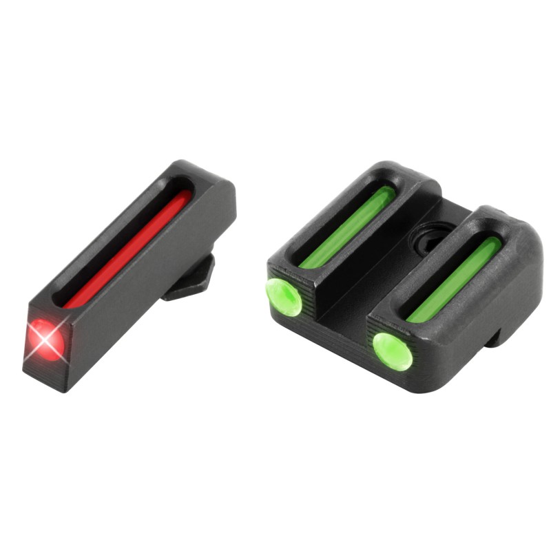 TruGlo TG131G3 FiberOptic  RedFiber Optic Front SightGreenFiber Optic Rear Sight Glock 424343X