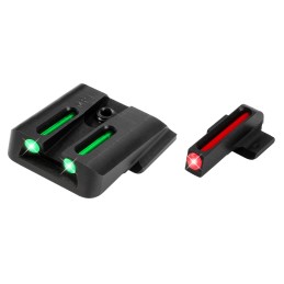 TruGlo TG131MP1 FiberOptic  RedFiber Optic Front SightGreenFiber Optic Rear Sight Smith  Wesson MP EZ 380