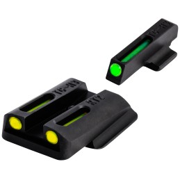 TruGlo TGTG131RT2Y TFO  GreenTritiumFiber Optic Front SightYellowTritiumFiber Optic Rear Sight Ruger LC99S380