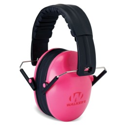 Walkers GWPFKDMPK Youth Passive Muff 23 dB Over the Head PinkBlack Polymer