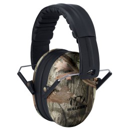 Walkers GWPFKDMCAMO Youth Passive Muff 23 dB Over the Head Next G1 CamoBlack Polymer