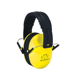 Walkers GWPFKDMYL Baby  Kids Folding Muff 23 dB Over the Head YellowBlack Polymer