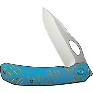 Inmate Framelock Blue Ti