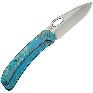 Inmate Framelock Blue Ti