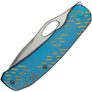 Inmate Framelock Blue Ti