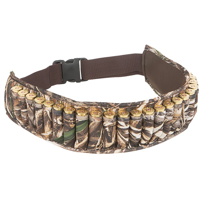 Allen 2525 Waterfowl Shotgun Shell Belt Realtree Max4 Neoprene 25rd Shotgun Waist Mount Adjustable Belt