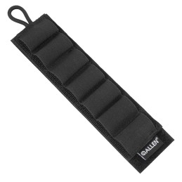 Allen 18421 Ammo Card  Black Endura 12 Gauge 7rd Velcro Mount