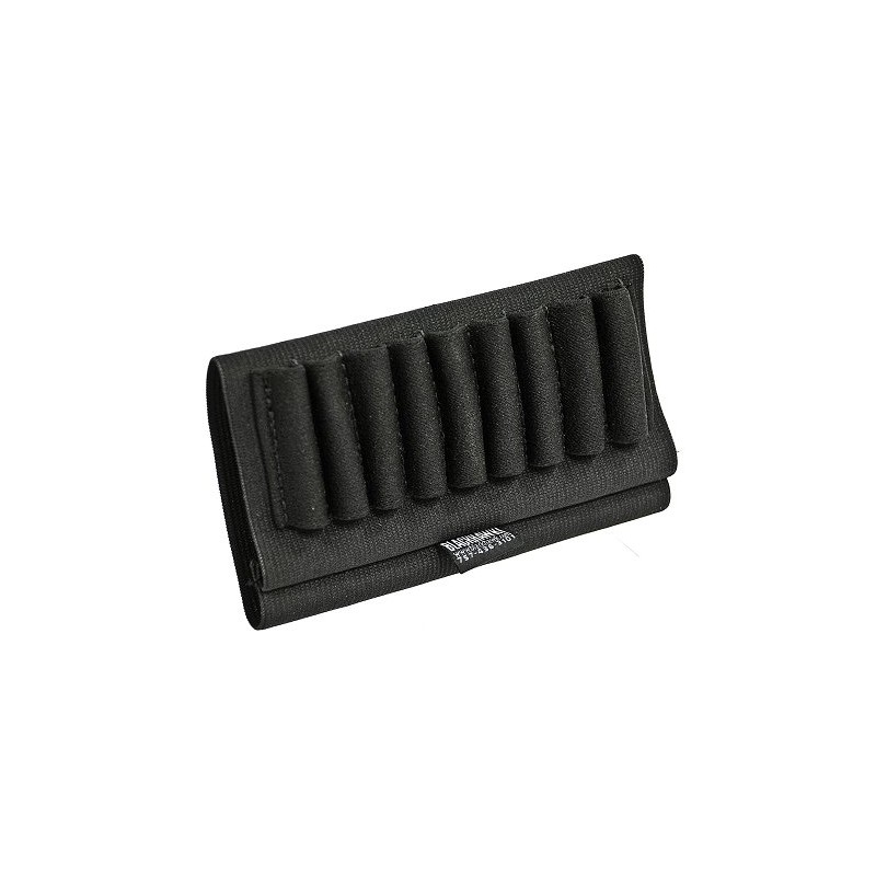 Blackhawk 74SH00BK Buttstock Shell Holder  Black Nylon 9rd Rifle