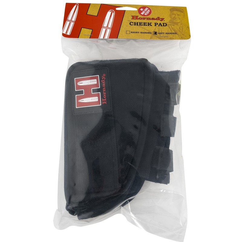 Hornady 99113 Gun Cheek Piece  Black Cordura 5rd Rifle Left Hand