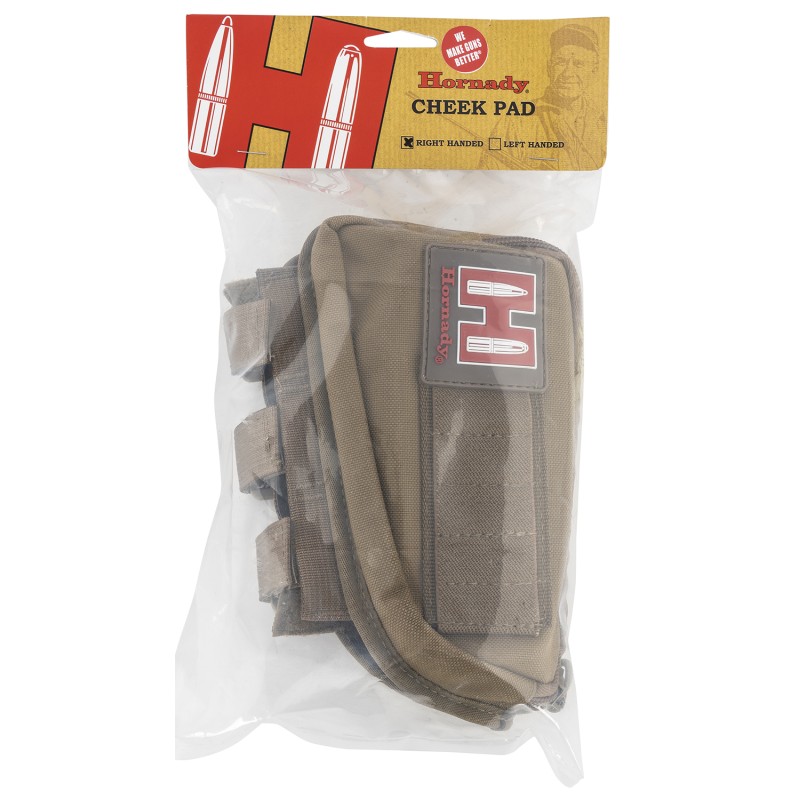 Hornady 99110 Gun Cheek Piece  Tan Cordura 5rd Rifle Right Hand