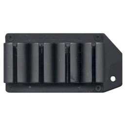 TacStar 1081168 SideSaddle  Rem 87011001187 12 Gauge 4rd Black Polymer wAluminum Mounting Plate