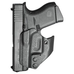 Mission First Tactical H2GL43AIWBM Minimalist Holster IWB Black Polymer Belt Clip Fits Glock 424343X48 Ambidextrous