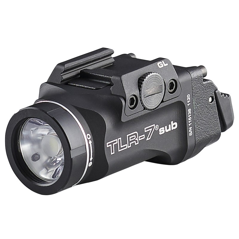 Streamlight 69400 TLR7 X Sub  Black Anodized 500 Lumens  White LED Glock 43X MOS48 MOS43X48