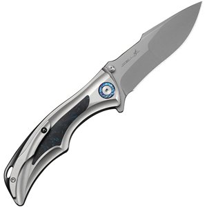 Tighe Down Button Lock Blue CF