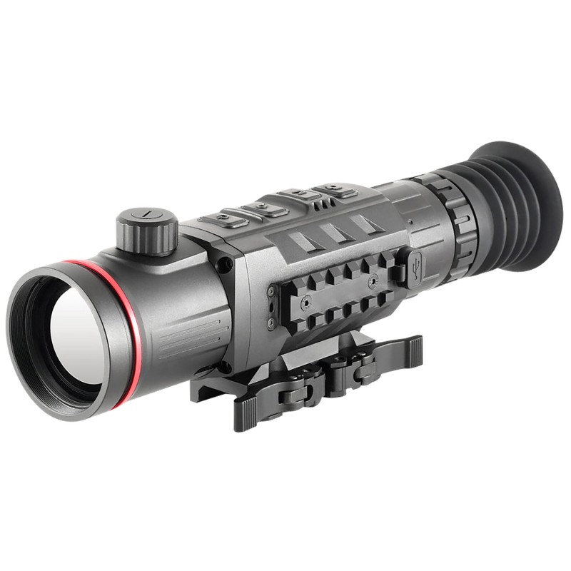 iRay USA RH50P RICO PRO 640 RH50P Thermal Weapon Sight Black 3x 1.5x 50mm 25mm Multi Reticle 640x512 50 Hz Resolution Zoom 4x