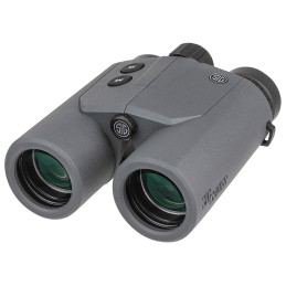 Sig Sauer ElectroOptics SOKCN101 Kilo Canyon Binocular Rangefinder Black Rubber Armor 10x 42mm 1200 yds Max Distance LED Display